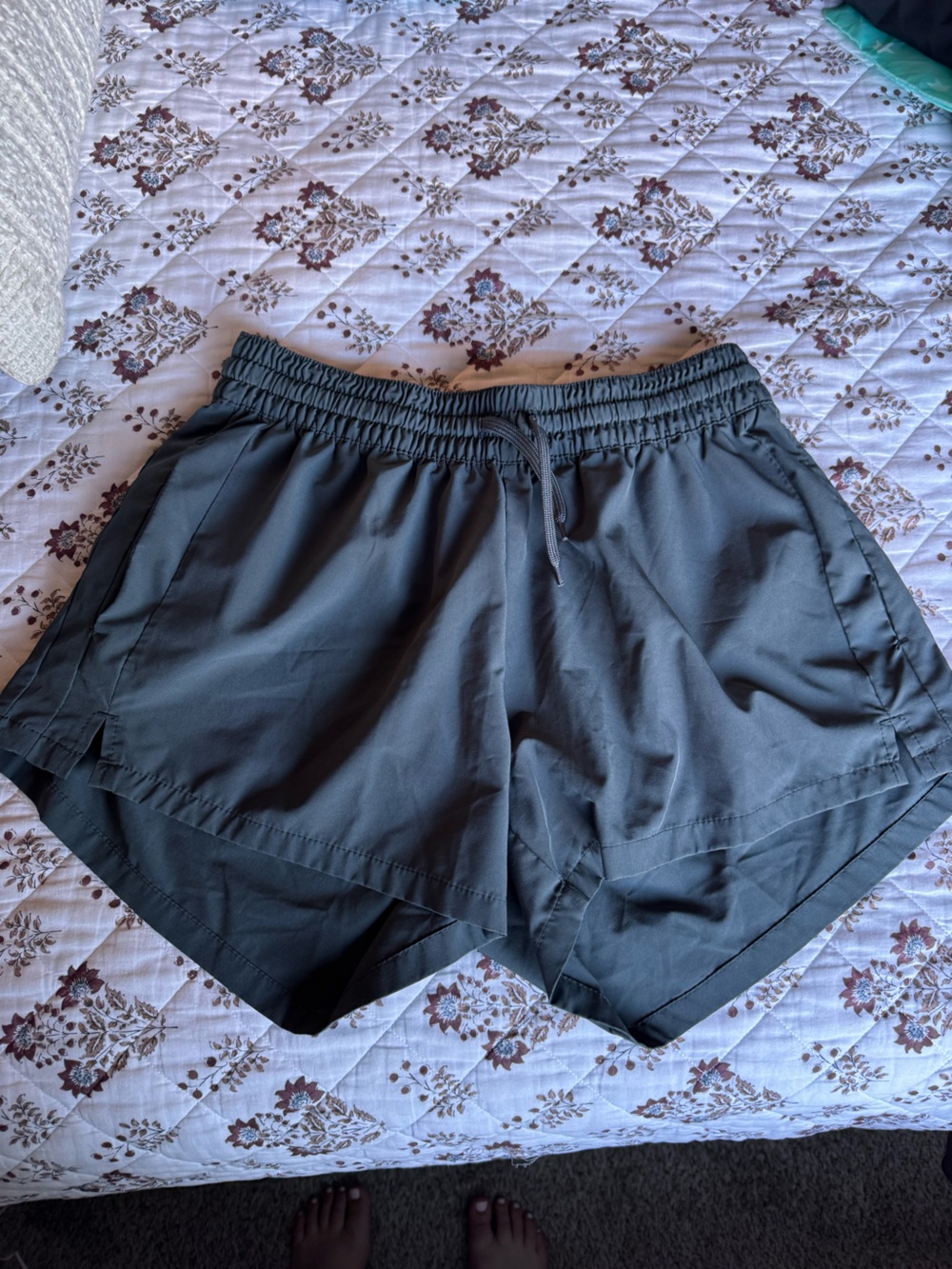Kanu Surf Gray Women's Athletic Shorts with Drawstring